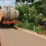 The new irrigation project has required many people to relocate. Trouble is water supplies were not well established in the new area. Local deliveries seemed well organised.