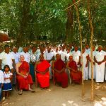 After a fairly early dana I meet with a group to lead a meditation session. It was nice to see so many people interested.