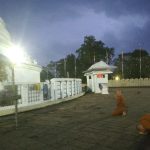 Early morning we pay respects at the stupa.