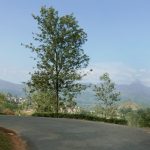 Skip a day of resting and meditation - then we are off to climb Sri Pada - center right. The weather is still a bit overcast.