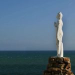 The Buddha by the sea. Kirinda temple - dedicated to Queen Viharamahadevi who lived in the 2nd century BC and is at the heart of a local legend.