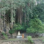 We generally avoided the crowds and found this lovely shrine at the base of a huge rock.