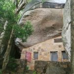 Another cave kuti - another drip ledge.
