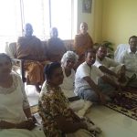 We had dana at Gita's (center). She Chinthaka (to her left) and Bandu used to live in Wellington so it was nice to have a reunion.