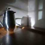 The early morning coffee pot.