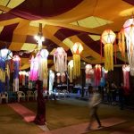 Vesak lanterns made by the Sri Lankan Sunday school.