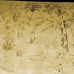 The design has changed many times and this is the current sketch - done by Sukanit a Korat artist. Sise: 5m x 1.8m