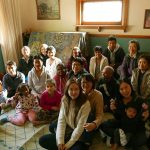 Friends in Palmerston North gathered together to offer dana with a few still in the kitchen.