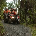 Our tree fellas heading back down the hill after clearing the pines on the new kuti site. A job well done!