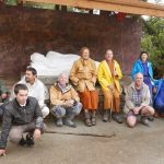 The installation crew at the end of the four hour rupa placement.