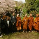 An outing to see cherry blossoms the day before the start of our group retreat. Sun!