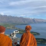 SI tudong: Monks looking for a good place to camp? or go pindapat perhaps?