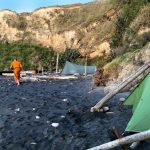 Tudong: Our beach camp.