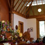 And at the end... Ajahn Kusalo and Simon enjoy a quiet chat and debriefing. A lovely day.