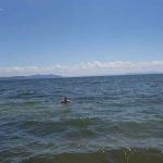The water is cool clear and refreshing.