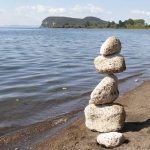 Pumice rocks rising.