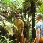 Getting ready to enter the forest at the beginning of the working bee. There is a kuti site in there somewhere.