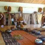 Bowl washing after lunch at Bodhivana Monastery.