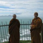 Ajahn Kusalo and Rocano returning from the monthly visit to Palmerston North.