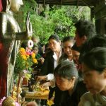 The monastery Buddhas along with many that friends brought get blessed many times over.