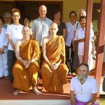 Visitors to Dhammagiri Monastery with Aj Kusalo and Bhante Dhammasiha.